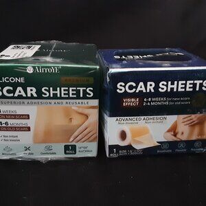 2 x New Silicone Scar Sheets, Silicone Scar Tape